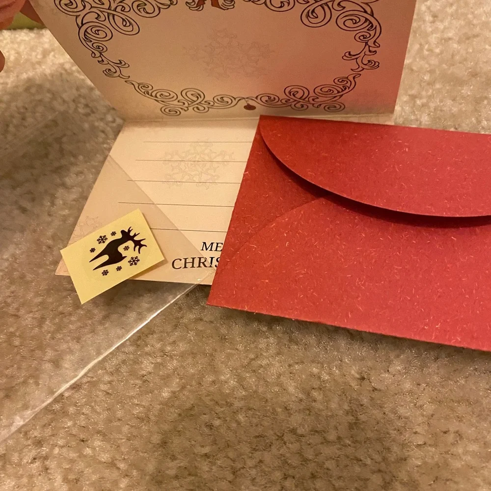12ct mini christmas thankyou cards